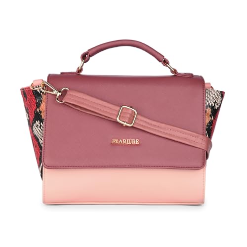 Image of Julia Sling Bag for Women, Stylish Handbag Sling Bag Italian Vegan Leather Bag with Detachable Sling Strap Sling Bag for College and Office