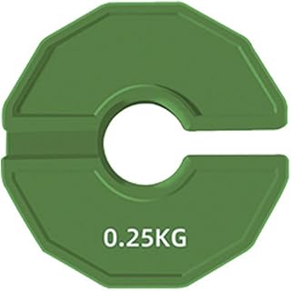 🚨 EXTREME: Comphic 1 Pc Gym Micro Plates Dumbbell Fractional Weight Plate Rubber Fractional Weight Plates Add-on Change Green 0.25KG