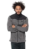 Fleecejacke Jack Wolfskin Herren SCANDIC Jacket Men Fleecejacke, Tarmac Grey, XXXL