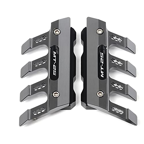 Garde de fourche avant pour Yamaha MT25 et moto universelle curseur de protection - Titane