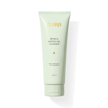 JUARA Sensica Gentle Gel Cleanser - Sulfate Free Face Wash for Sensitive Skin with Plant Extracts & MultiEx BSASM - Natural Daily Facial Cleanser, 3.3 oz