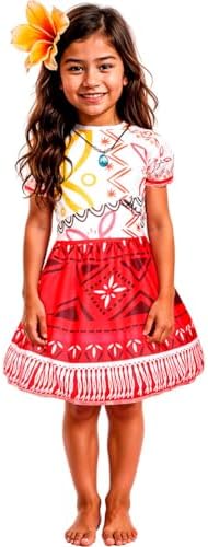 Fantasia Infantil da Moana 2 Carnaval pra Menina Vestido Havaiana...