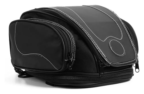 Sac arrière de moto rétro étanche pour CBR1000 et sacoche de selle en PU