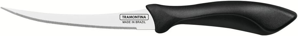 Affilata 5 Inches Tomato Knife with Stainless Steel Blade and Black Polypropylene Handle