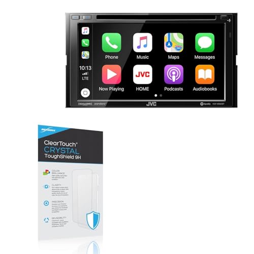 BoxWave Screen Protector Compatible with JVC KW-V850BT - ClearTouch Crystal ToughShield 9H (2-Pack), Clear 9H Tough Flexible Film Screen Protector
