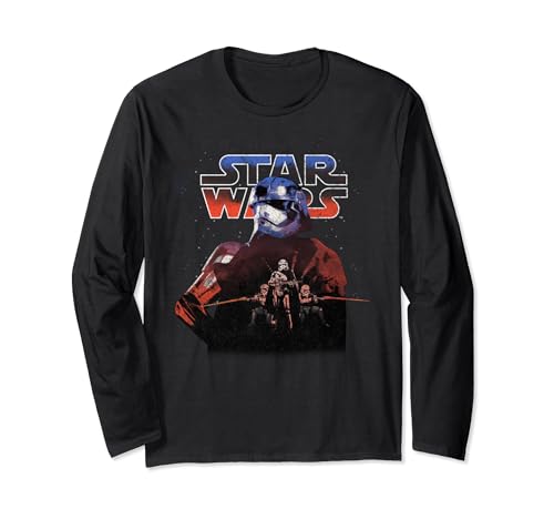 T-shirt Star Wars Captain Phasma à manches longues pour fan de la saga