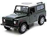  Welly Landrover Defender grün/weiß 1:24