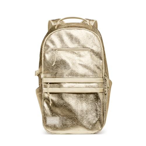 Image of Simple Modern Kids Backpack for School | 20L Laptop Backpack | Metallic | Ellis Bookbag for Girls, Boys | Cute Backpack for Middle School, High School, Teens | Golden Fog Metallic