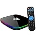 Android 9.0 TV Box 4GB RAM 64GB ROM, Q Plus TV Box H6 Quad-core WiFi 2.4GHz Support 6K H.265 HDMI 2.0 Ethernet