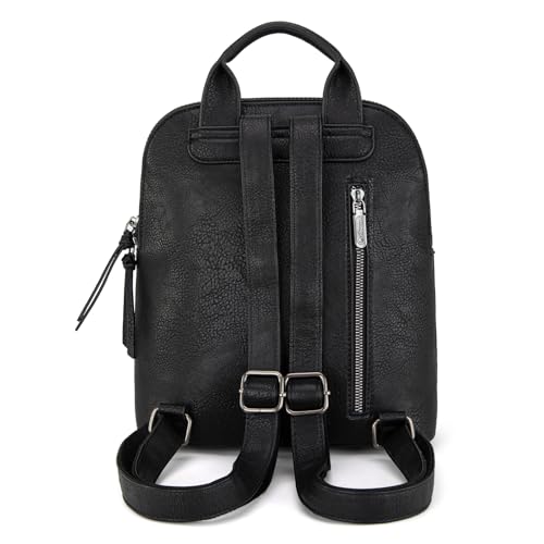 Image of Montana West Wrangler Backpack Purse for Women Mini Backpack Purse Cute Ladies Bookbag Travel Work Daypacks Bags WG-BG-186-9116-COW-BK