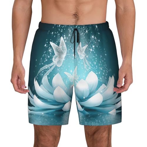 Maillot de bain doublure compression homme haut de gamme lotus