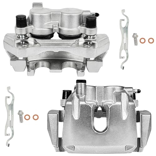Image of SCITOO 18B5297 18B5296 Front Left & Right Disc Brake Calipers Assembly w /Bracket for Dodge for Durango 2011-2018,for Jeep for Grand Cherokee 2011-2017