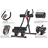 KESHWELL-Ab-Machine-Core-Abs-Workout-Equipment-for-Home-Gym-Waist-Trainer-for-Women-MenHeight-Adjustable-Strength-Training-Abdominal-Cruncher-Foldable-Core-Abs-Exercise-Trainer KESHWELL Ab Workout Equipment,Ab Machine Whole Body Workout for Home Gym,Foldable Abdominal Exercise Fitness Equipment for Women&Men,Adjustable Body Shaping Waist Trainer with Resistance Bands