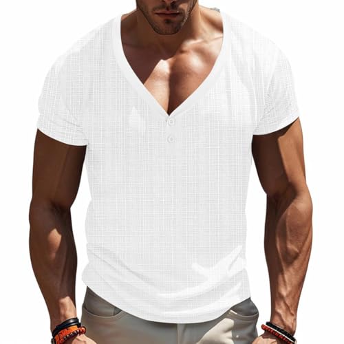 Chemise Henley pour homme : le t-shirt d'été décontracté idéal pour vos terrasses et weekends