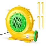 550W 0.73HP Air Blower: Bounce House Blower - Commercial Electric Blower for Inflatables - Work for Bouncy Castle Jump Slides Water Slides Inflatable Arch