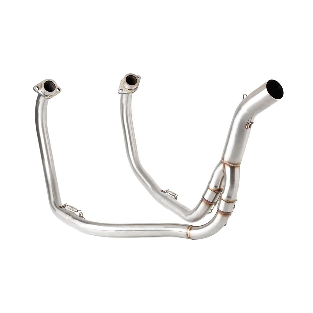 motocyklowy tłumik wychowej wydech Pasuje Do Kawasaki KLE 500 1991 Do 2007 KLE500 Tłumik Wydechowy Motocykla Nagłówek Rura Łącząca 51mm Slip-on