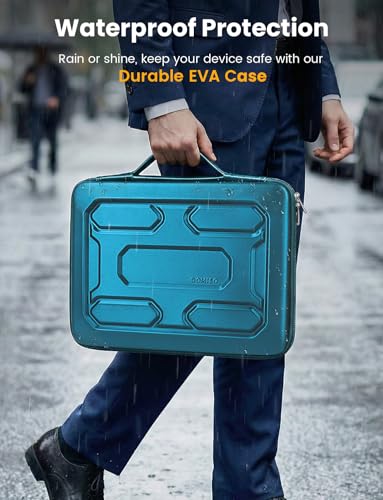 Funda de portátil 14 pulgadas para ThinkPad y Surface Book estuche DOMISO verde para cafetería 4