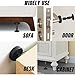 Adjustable Threaded Bed Frame Anti-Shake Tool, Headboard Stoppers, Bedside Anti Shake Tool for Beds Cabinets Sofas(Regular,Small)