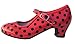 Produktbild La Senorita Spanische Flamenco Schuhe - Rot Schwarz - Größe 35 - Innenmaß 22,5 cm