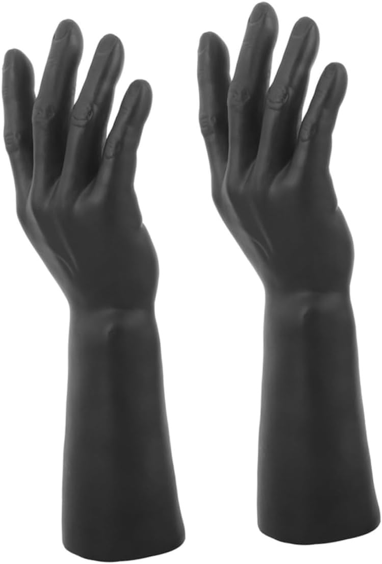 CONGRUI 2pcs Male Hand Mannequin Jewelry Display For Bracelets And Watches Vinyl Organizer Stand Home Decor Exhibitions