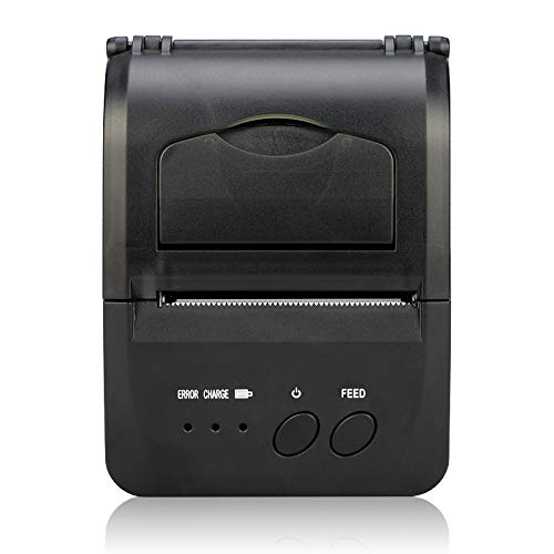 Hanks' sklep przenośna termiczna drukarka paragonowa Bluetooth 58 mm, wsparcie ładowania skarbów, drukarka danych