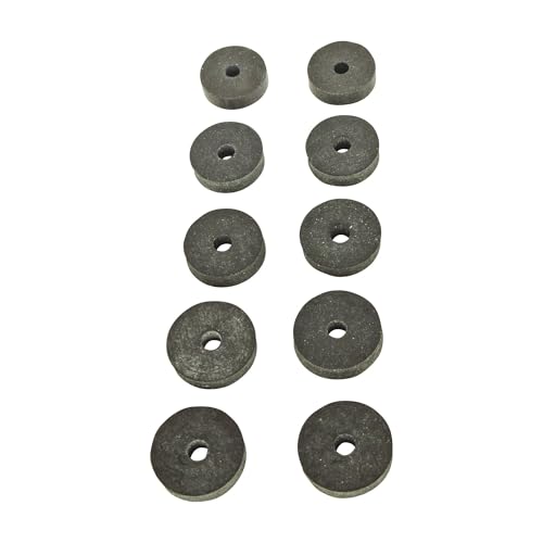SOMATHERM FOR YOU, Assortiment de 12 clapets percés en caoutchouc Ø18 à Ø22 mm pour étanchéité de robinet, adapté pour eau froide et chaude jusqu'à 100°C,...