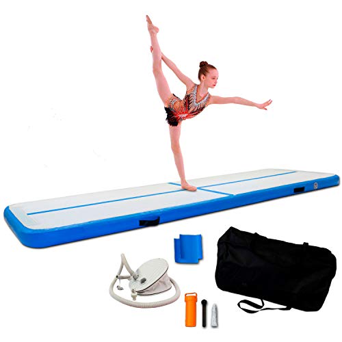 2 ANNI DI GARANZIA! I tappetini da palestra React Airtrack sono di qualità durevole e realizzati per durare nel tempo. Forniamo due anni di garanzia per le nostre piste aeree in modo da poter mantenere la promessa di prodotti di qualità.