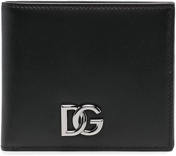 Dolce & Gabbana Men's Calfskin nappa wallet with DG logo in Gift Box