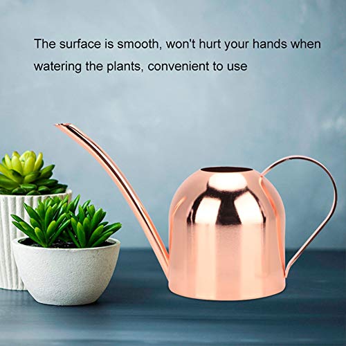 Sprinkling Pot, Watering Pot, 500ml Flowers for Plants/1606 (Color : Rose Gold)