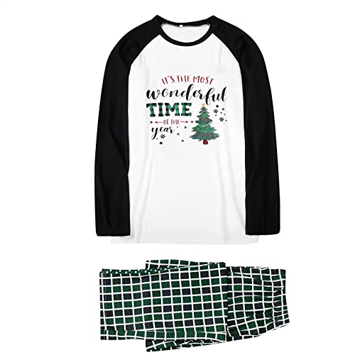 Familien Weihnachtspyjama Set Männer Damen Kinder Baby Hausanzug Partner...