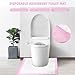 25 Pack Disposable Toilet Mats Absorbent Toilet Floor Protector from Urine U-Shape Toilet Training Rug Waterproof Non-Slip Bathroom Potty Training Mats Toilet Commode Mat for Children Adult (Pink)