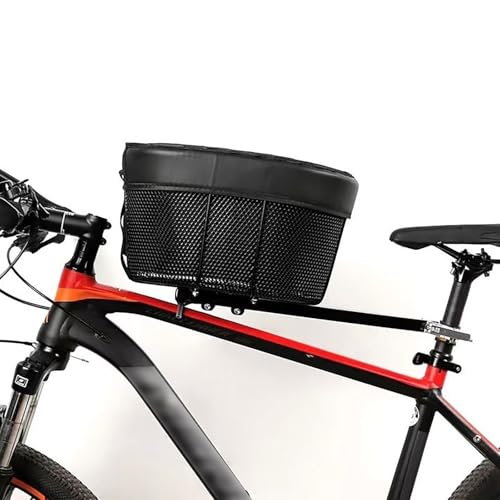 Black Soft-Sided Dog Bike Carrier