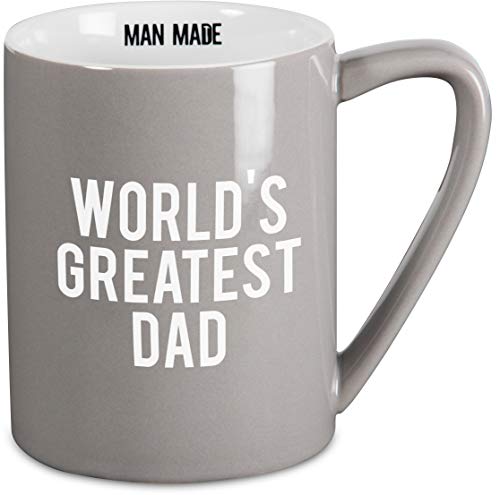 Taza grande de café gris de 18 oz miniatura 1