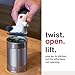 Zyliss Lock N' Lift Can Opener with Lid Lifter Magnet - Manual Opener with Locking Mechanism - Easy-to-Turn - Magnetic Can Opener - White/Gray