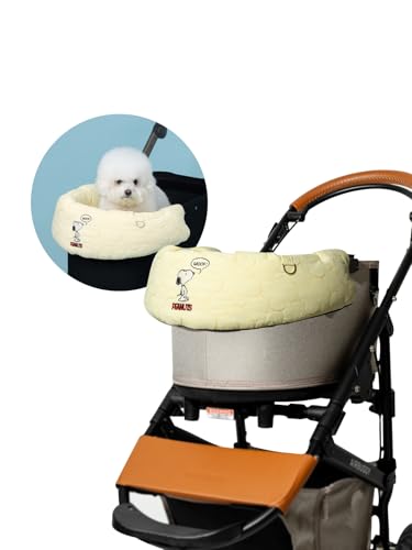 ペットカート用 あごのせクッション コンフォーター スヌーピー くるむ SNOOPY PEANUTS あごのせ ペットカート アクセサリー カート バギー 洗濯可能 マグネット式 両面使える リバーシブル 犬 猫 ペット 小型犬 中型犬 多頭 HARRYS