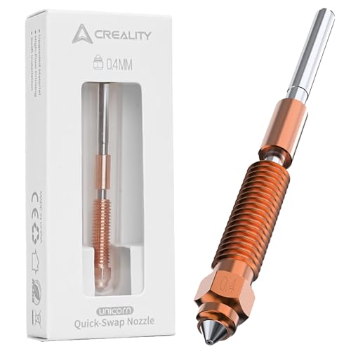 Image of Creality K1 Series Quick-Swap Nozzle Kit 0.4mm, Steel-Tipped Copper Nozzle and Titanium Alloy Heatbreak, for K1 SE /K2 SE /K1C /K1 Max /Ender-3 V3 Plus