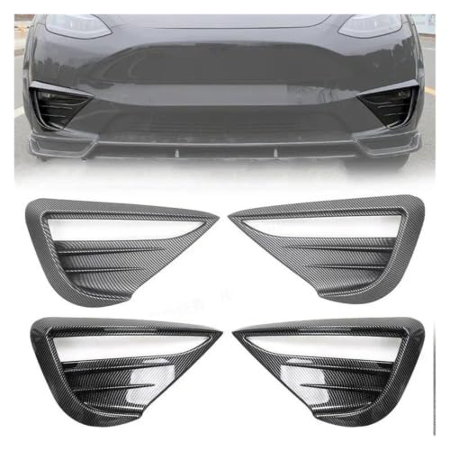 Pare-choc avant Tesla Model Y couvercle décoratif phare antibrouillard mat