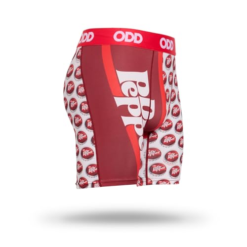 Odd Sox Dr Pepper Retro Men's Boxer Briefs - Soda Drink Themed Novelty Underwear - Comfy Stretch Fit - Fun Pop Graphic4