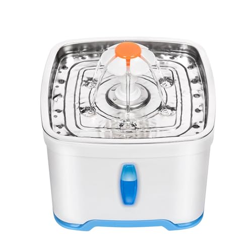 Fuente automática para gatos de acero inoxidable 2.5L