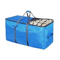 Extra Großer Heuballen Aufbewahrungssack (112x55x45cm) aus Strapazierfähigem Oxford, Tragbarer Heubeutel für Pferde, Ziegen & Rinder als Heufutterautomat für Stall & Transport