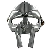 MF Doom Gladiator Mask Mad-villain 18g Mild Steel Face Armour Medieval Armour Medieval Hand-Forged Doom Mask Tribute to MF Doom - Halloween Costume