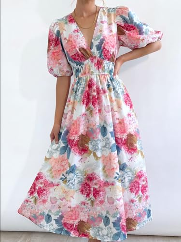 Image of Sissyaki Women's Floral Maxi Dress 2026 Summer Spring Wedding Guest Dress