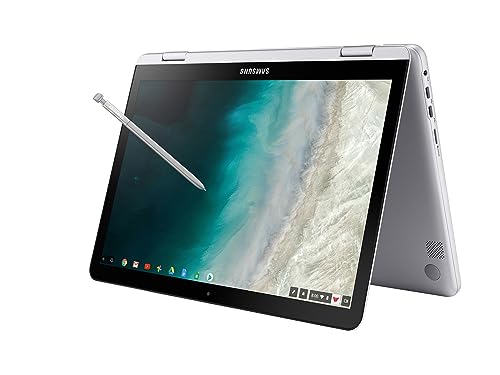 Image of Samsung Chromebook Plus V2 360 2-in-1 Laptop w /Dual Webcam (12.2 inch FHD+ Touchscreen, Intel Celeron 3965Y, 4GB RAM, 64GB eMMC + 256GB SD Card, Stylus Pen, Wireless Mouse), Students, Home, Chrome OS