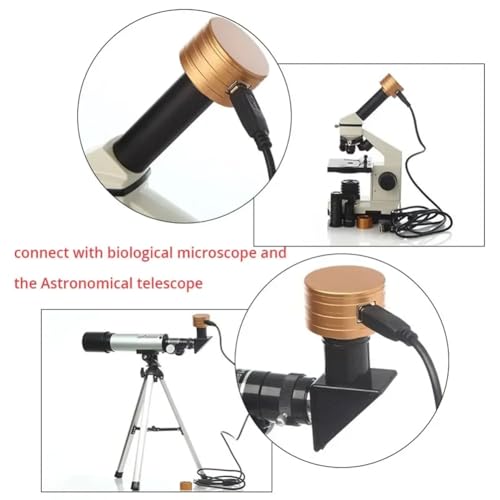 Caméra oculaire numérique microscope et télescope 1.25" 300 MP