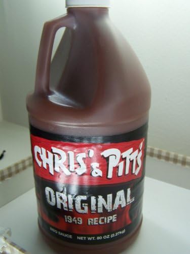 Chris and Pitts Original Recipe 1949 Barbecue BBQ Sauce 80oz