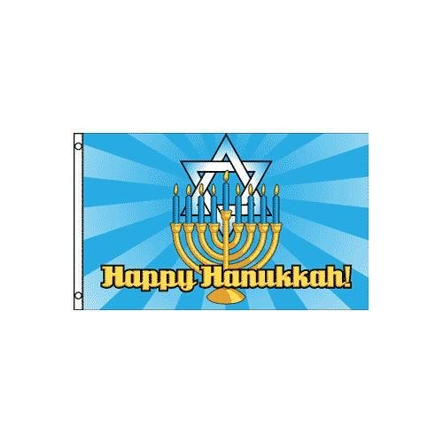 Sivart Vault 3x5ft Poly Happy Hanukkah Flag