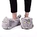 Smoko Grumpy Cat Heated Slippers | Wireless Warm Oliver Foot Warmers | Plush and Fluffy