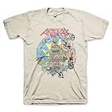 Anthrax Men's London T-Shirt Natural Small | Officially Licensed Merchandise