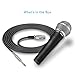Pyle Microphone, Dynamic Cardioid, XLR Cable Included, Unidirectional, Rugged Construction, Built-in Pop Filter, Perfect for Stage & Studio, High Gain, Ultra-Wide Frequency Response, 15ft Cable
