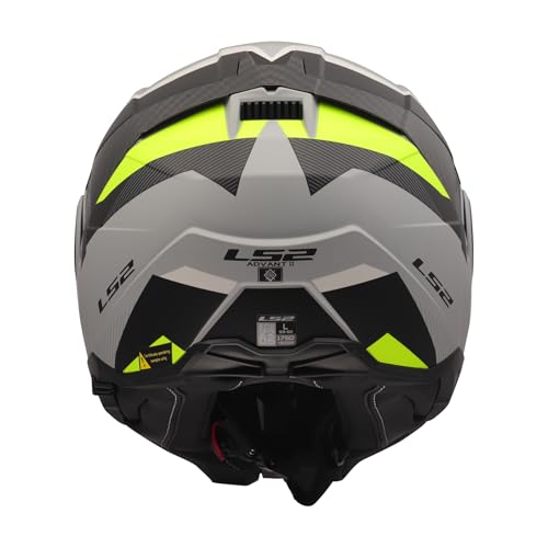 Image of LS2 Helmets Advant II Modular Motorcycle Helmet W /SunShield (Gloss Jeans Gray - X-Small)